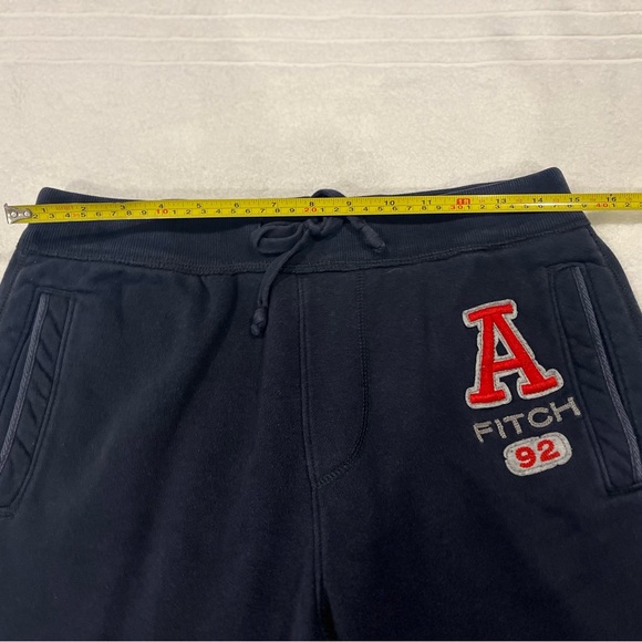Abercrombie & Fitch Men’s Sweatpants - Size S, Navy Blue - Picture 4 of 5